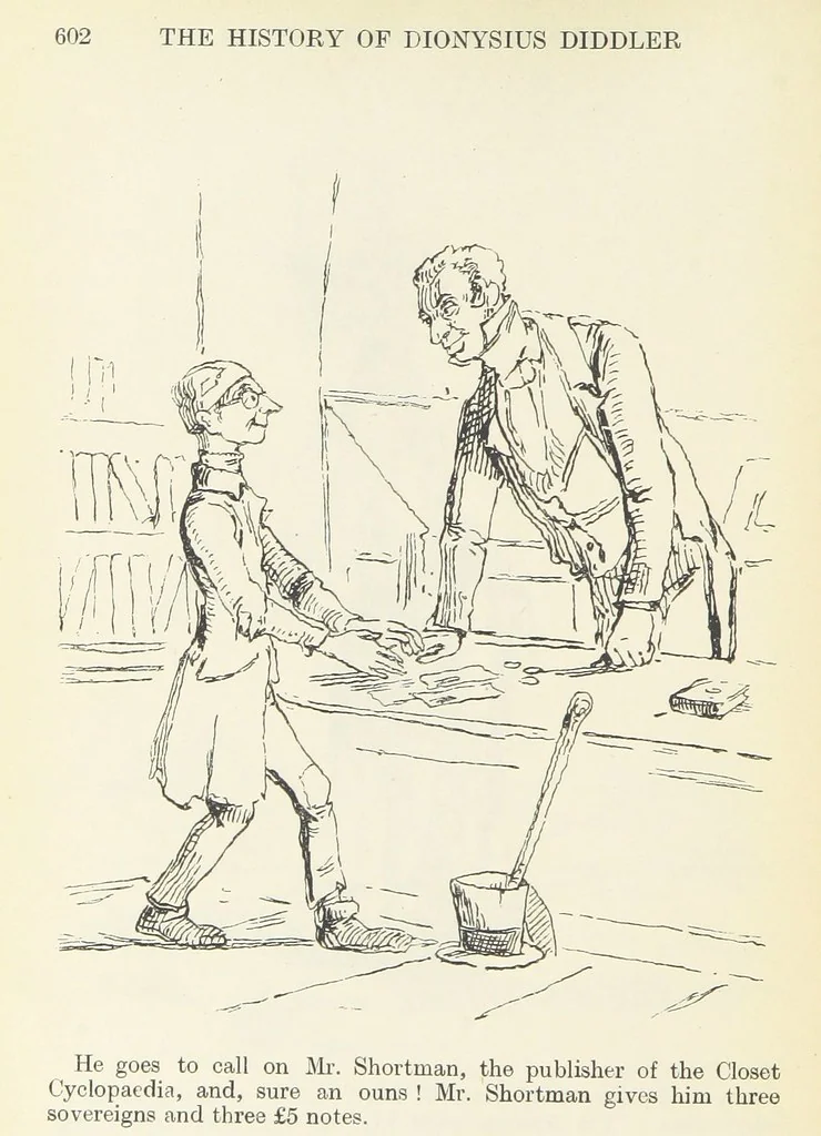 An illustration from The Oxford Thackeray. With illustrations. [Edited with introductions by George Saintsbury, leaf 666