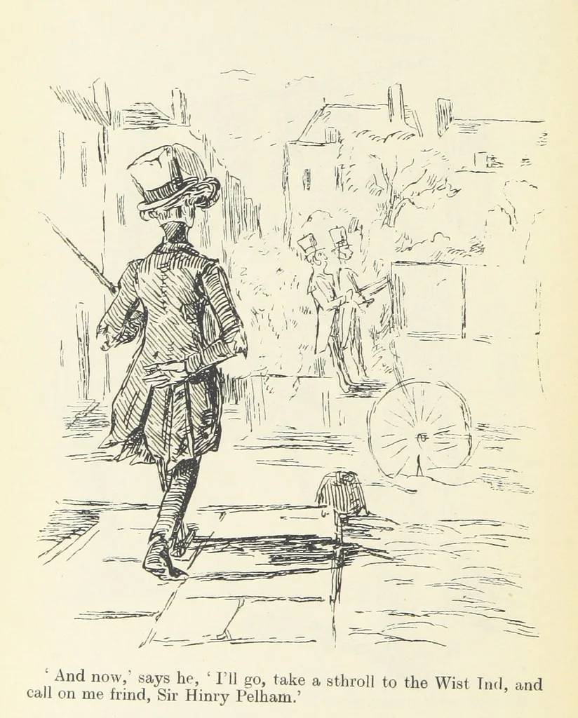 An illustration from The Oxford Thackeray. With illustrations. [Edited with introductions by George Saintsbury, leaf 668