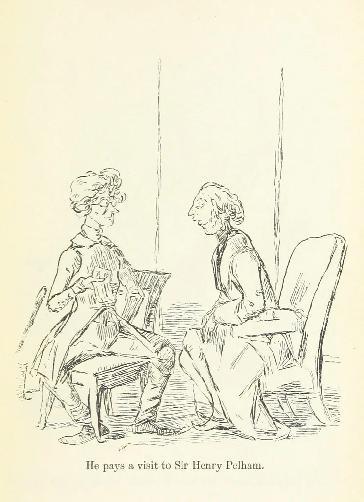 An illustration from The Oxford Thackeray. With illustrations. [Edited with introductions by George Saintsbury, leaf 669
