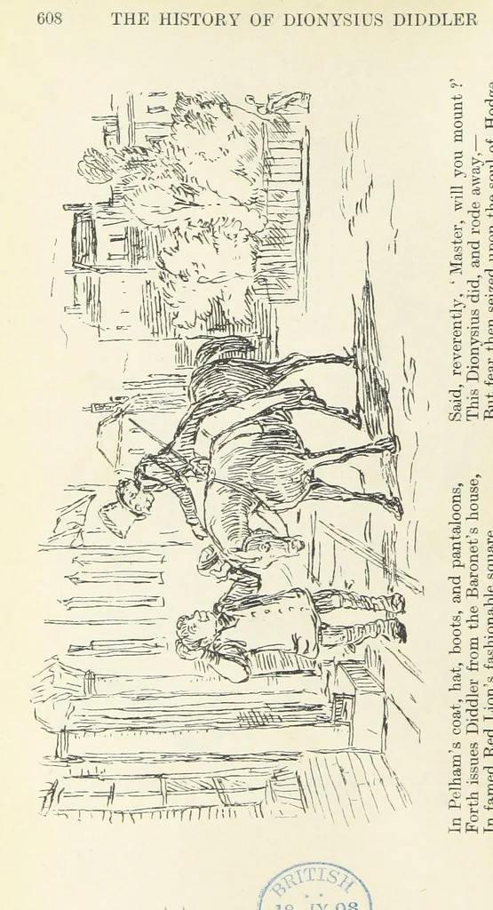 An illustration from The Oxford Thackeray. With illustrations. [Edited with introductions by George Saintsbury, leaf 672