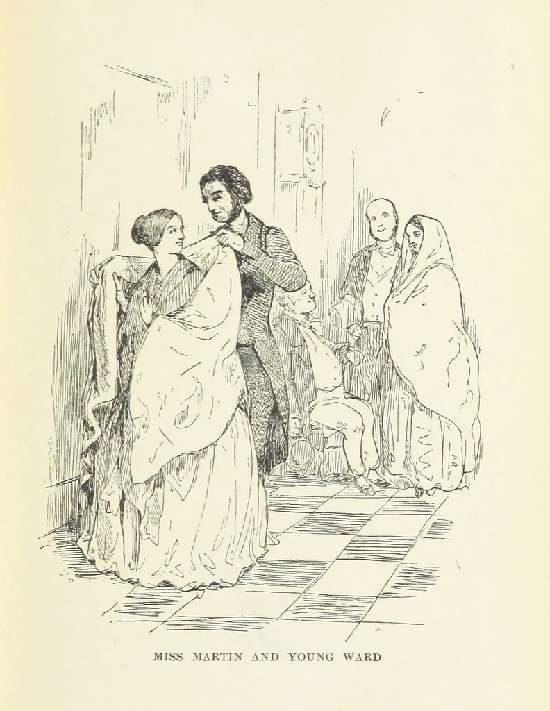 An illustration from The Oxford Thackeray. With illustrations. [Edited with introductions by George Saintsbury, leaf 101