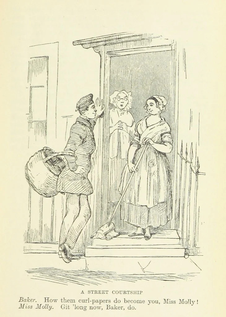 An illustration from The Oxford Thackeray. With illustrations. [Edited with introductions by George Saintsbury, leaf 117