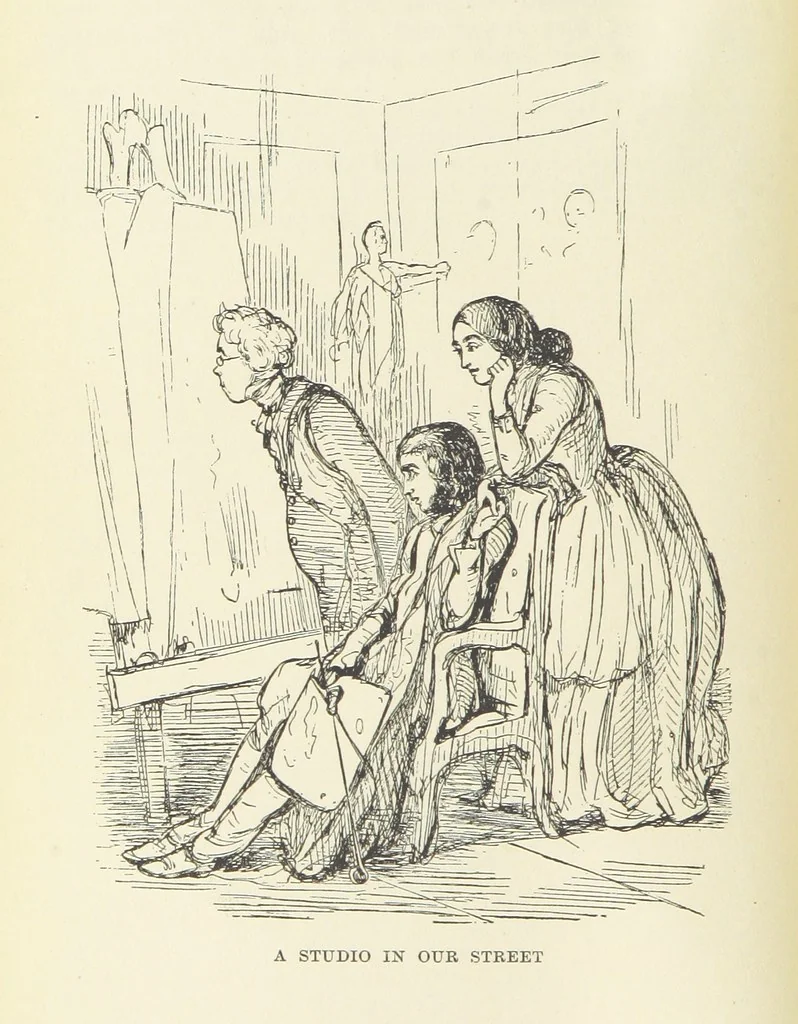 An illustration from The Oxford Thackeray. With illustrations. [Edited with introductions by George Saintsbury, leaf 126