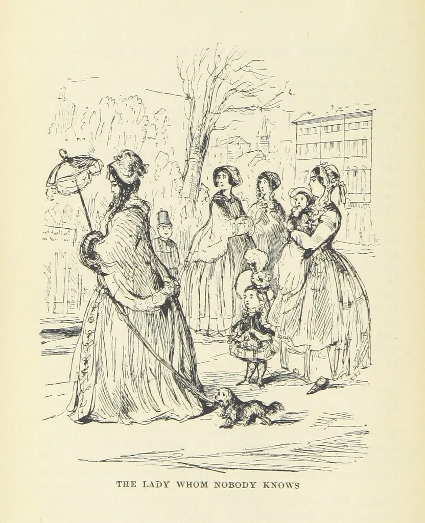 An illustration from The Oxford Thackeray. With illustrations. [Edited with introductions by George Saintsbury, leaf 144