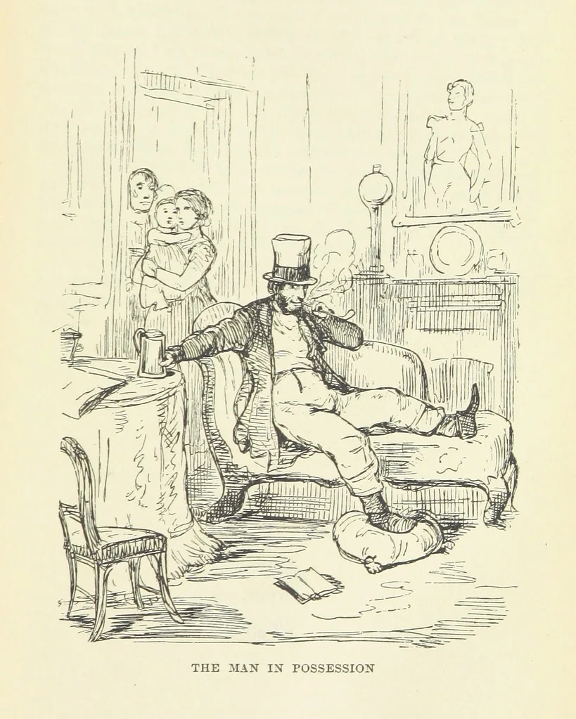An illustration from The Oxford Thackeray. With illustrations. [Edited with introductions by George Saintsbury, leaf 149