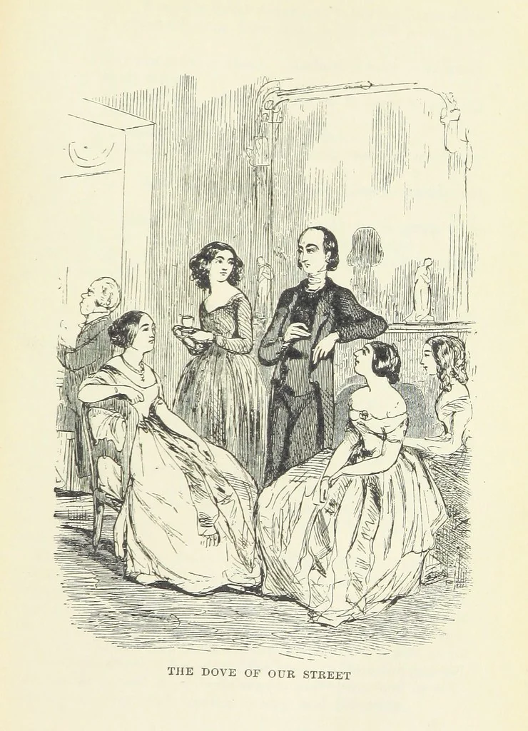 An illustration from The Oxford Thackeray. With illustrations. [Edited with introductions by George Saintsbury, leaf 157