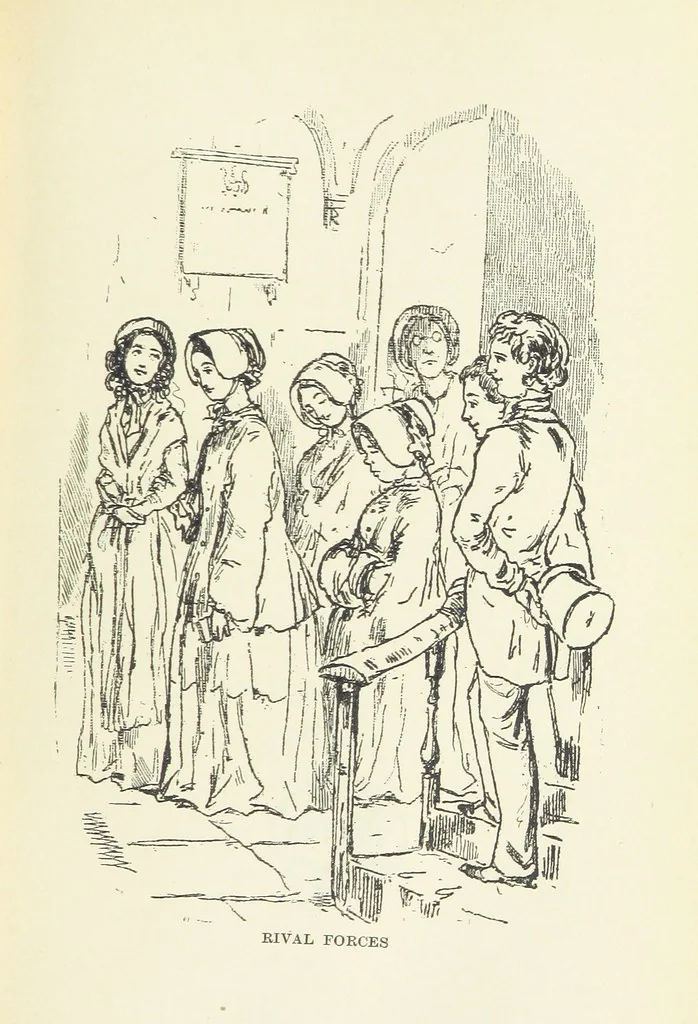 An illustration from The Oxford Thackeray. With illustrations. [Edited with introductions by George Saintsbury, leaf 193