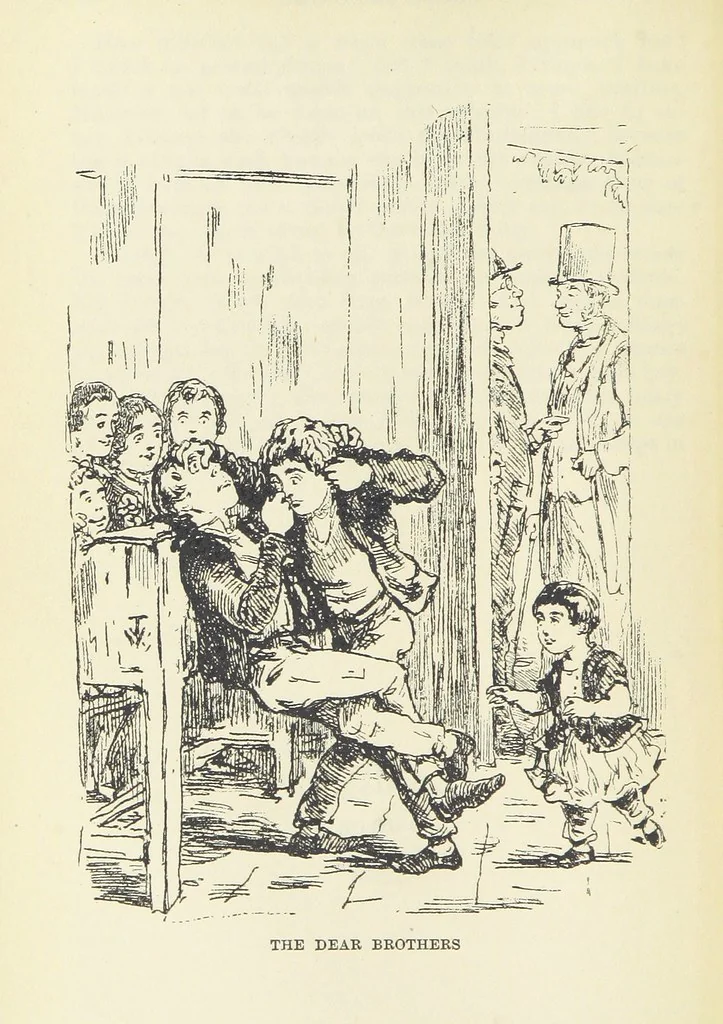 An illustration from The Oxford Thackeray. With illustrations. [Edited with introductions by George Saintsbury, leaf 200