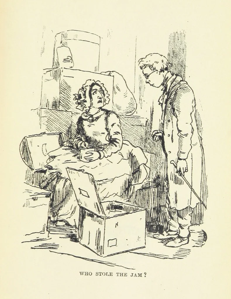 An illustration from The Oxford Thackeray. With illustrations. [Edited with introductions by George Saintsbury, leaf 209