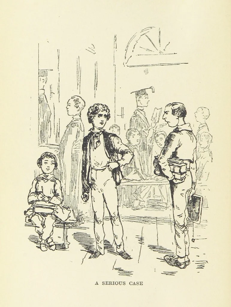 An illustration from The Oxford Thackeray. With illustrations. [Edited with introductions by George Saintsbury, leaf 212