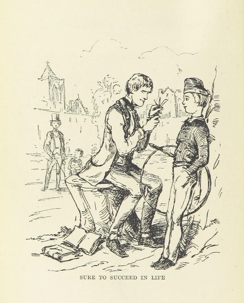 An illustration from The Oxford Thackeray. With illustrations. [Edited with introductions by George Saintsbury, leaf 220