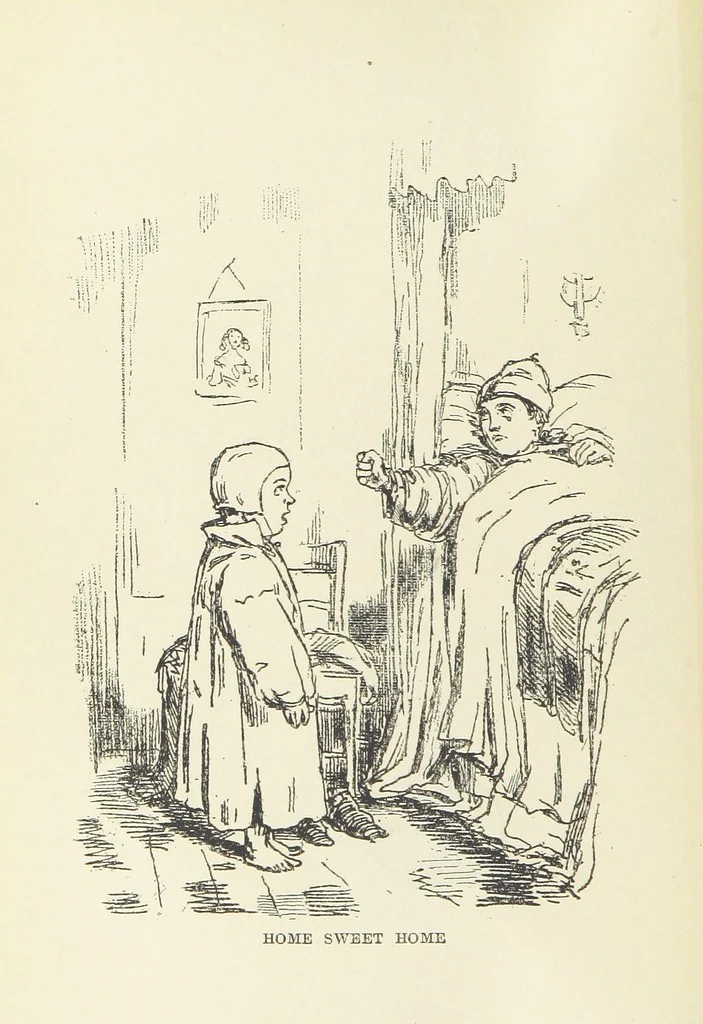 An illustration from The Oxford Thackeray. With illustrations. [Edited with introductions by George Saintsbury, leaf 226