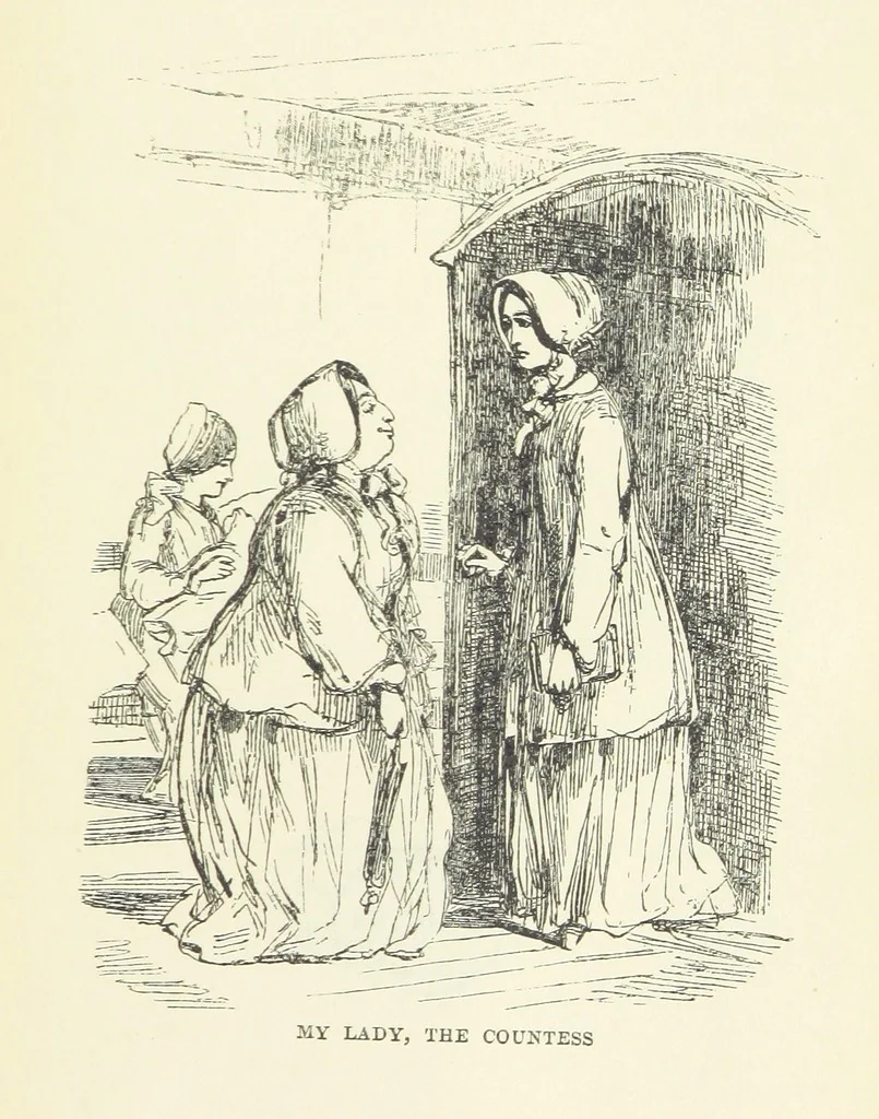 An illustration from The Oxford Thackeray. With illustrations. [Edited with introductions by George Saintsbury, leaf 269
