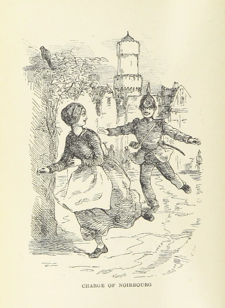An illustration from The Oxford Thackeray. With illustrations. [Edited with introductions by George Saintsbury, leaf 318