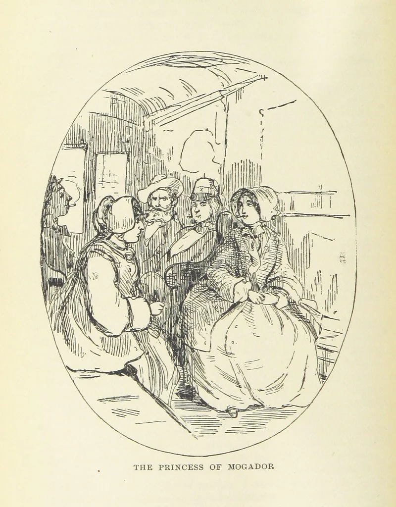 An illustration from The Oxford Thackeray. With illustrations. [Edited with introductions by George Saintsbury, leaf 330