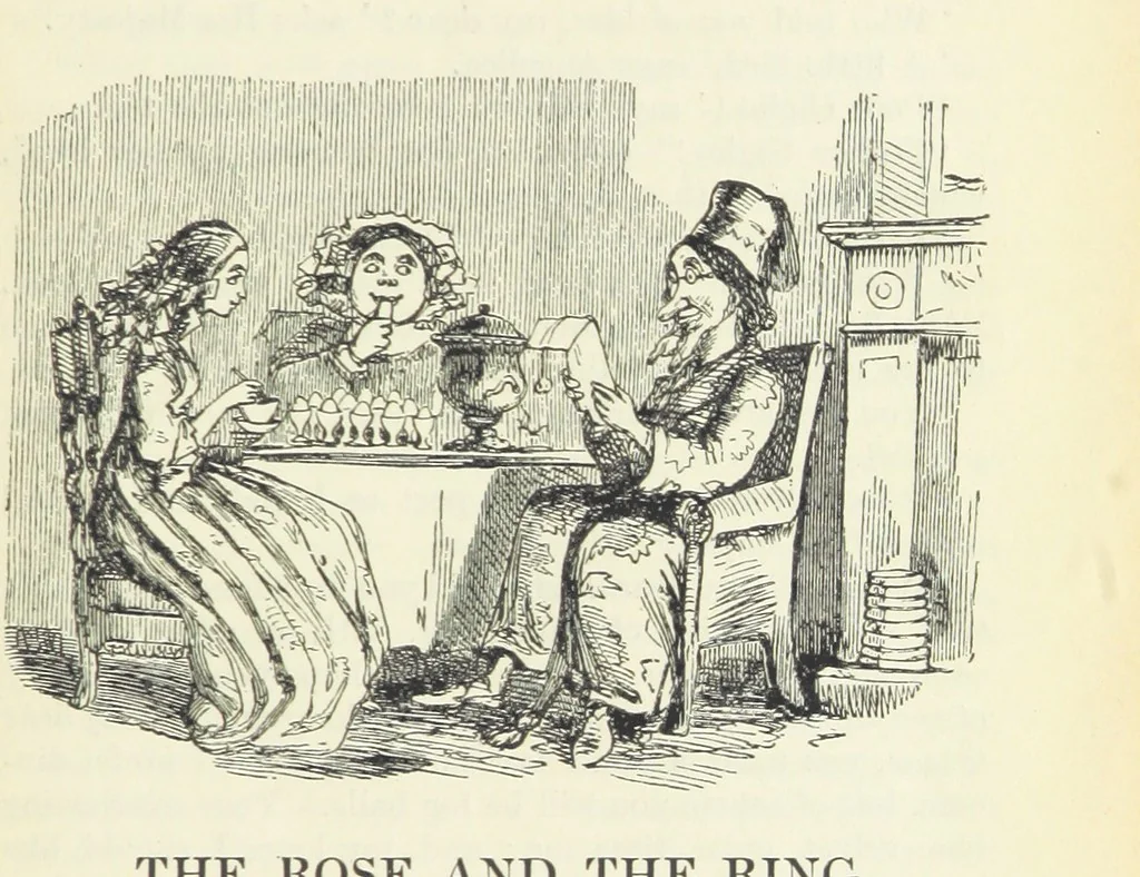 An illustration from The Oxford Thackeray. With illustrations. [Edited with introductions by George Saintsbury, leaf 345