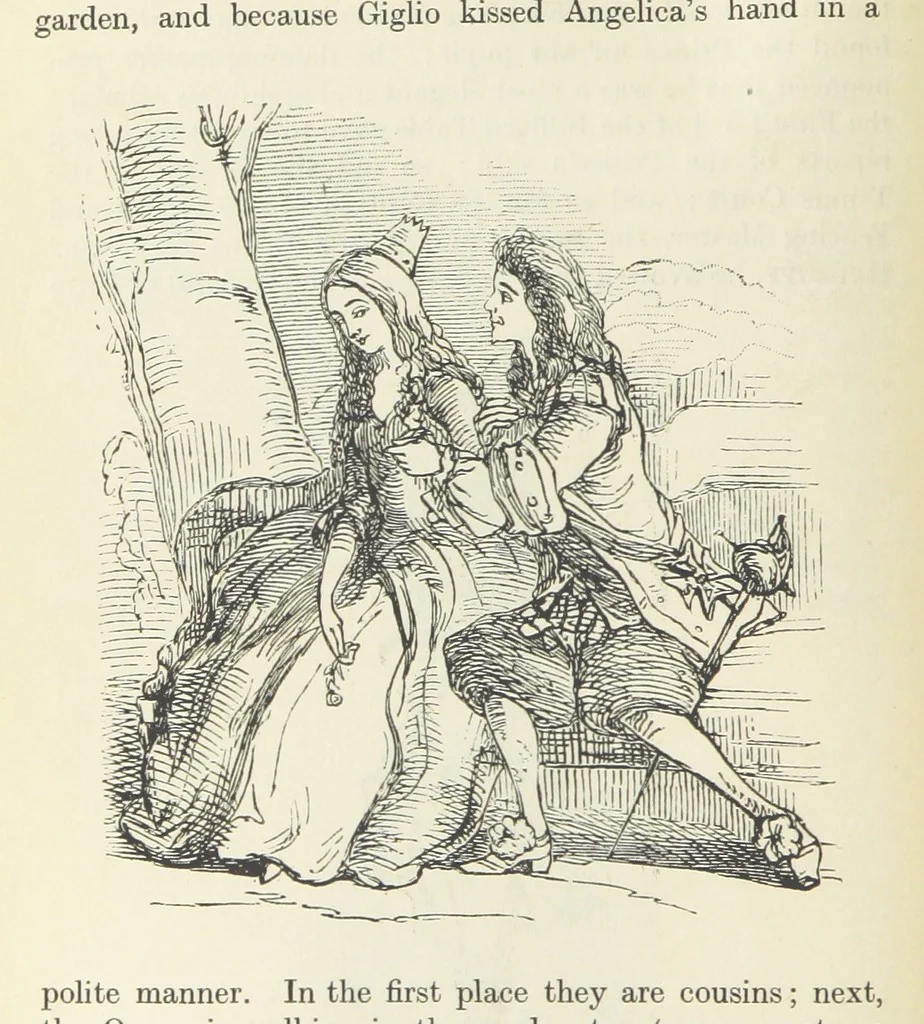 An illustration from The Oxford Thackeray. With illustrations. [Edited with introductions by George Saintsbury, leaf 372
