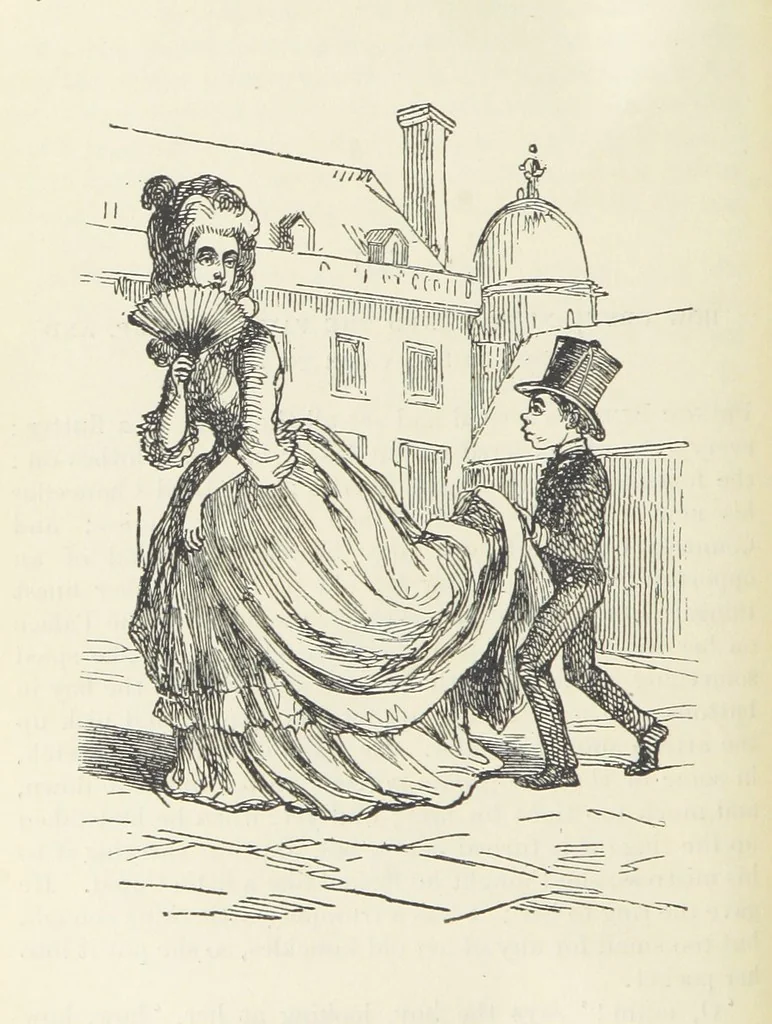An illustration from The Oxford Thackeray. With illustrations. [Edited with introductions by George Saintsbury, leaf 386