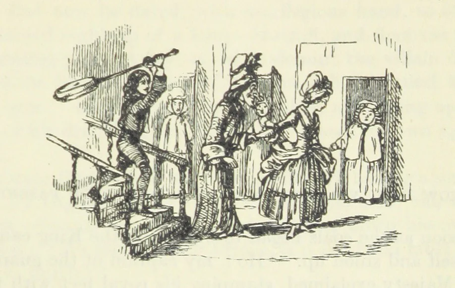 An illustration from The Oxford Thackeray. With illustrations. [Edited with introductions by George Saintsbury, leaf 403