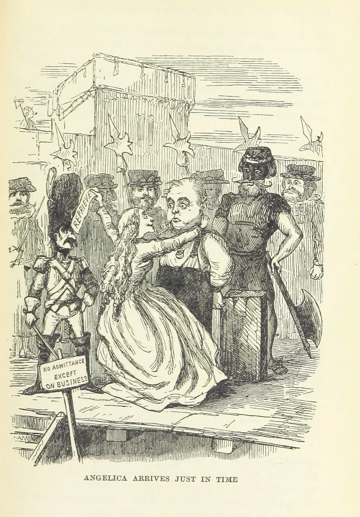 An illustration from The Oxford Thackeray. With illustrations. [Edited with introductions by George Saintsbury, leaf 417