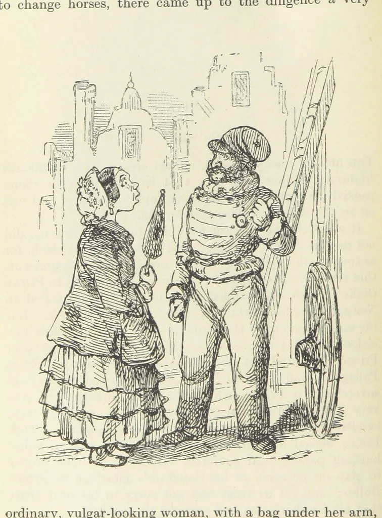 An illustration from The Oxford Thackeray. With illustrations. [Edited with introductions by George Saintsbury, leaf 434