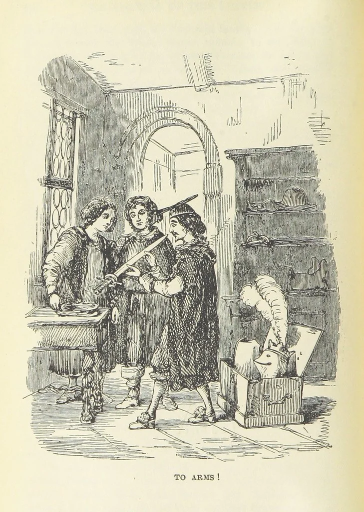 An illustration from The Oxford Thackeray. With illustrations. [Edited with introductions by George Saintsbury, leaf 444