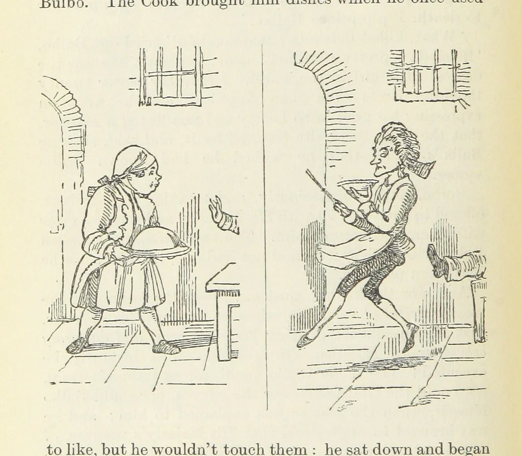 An illustration from The Oxford Thackeray. With illustrations. [Edited with introductions by George Saintsbury, leaf 462
