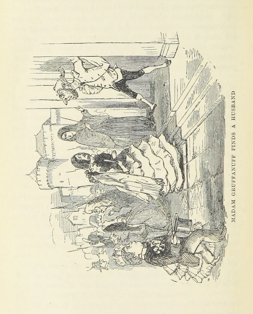 An illustration from The Oxford Thackeray. With illustrations. [Edited with introductions by George Saintsbury, leaf 486