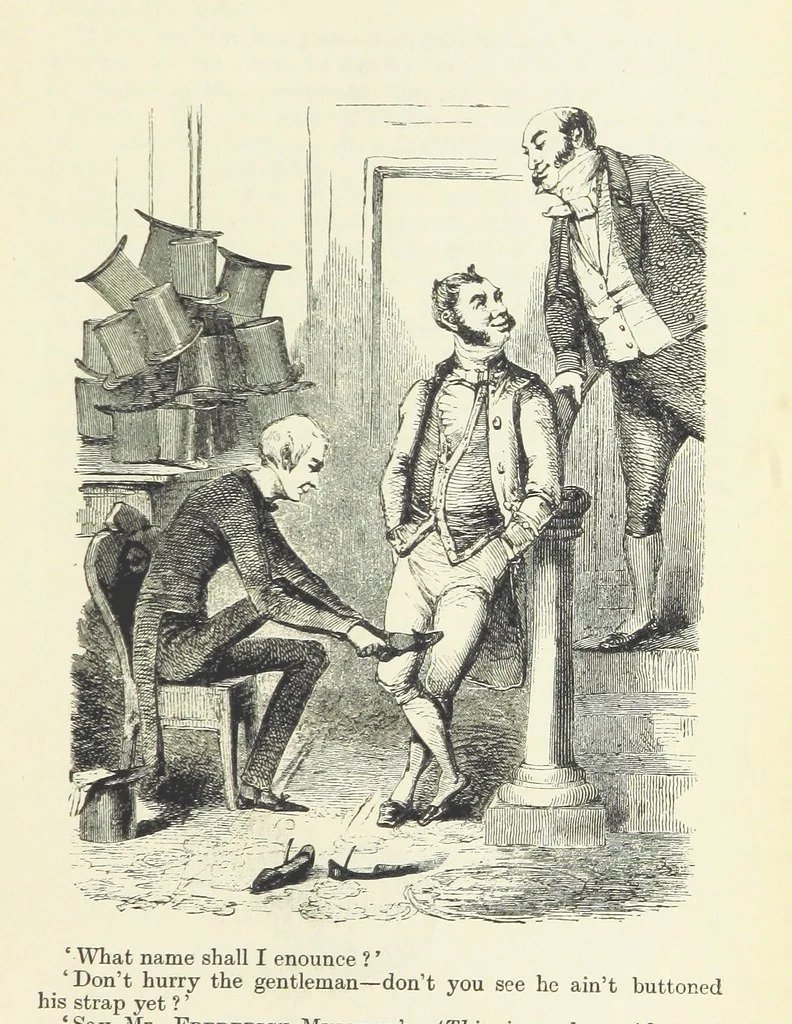 An illustration from The Oxford Thackeray. With illustrations. [Edited with introductions by George Saintsbury, leaf 49