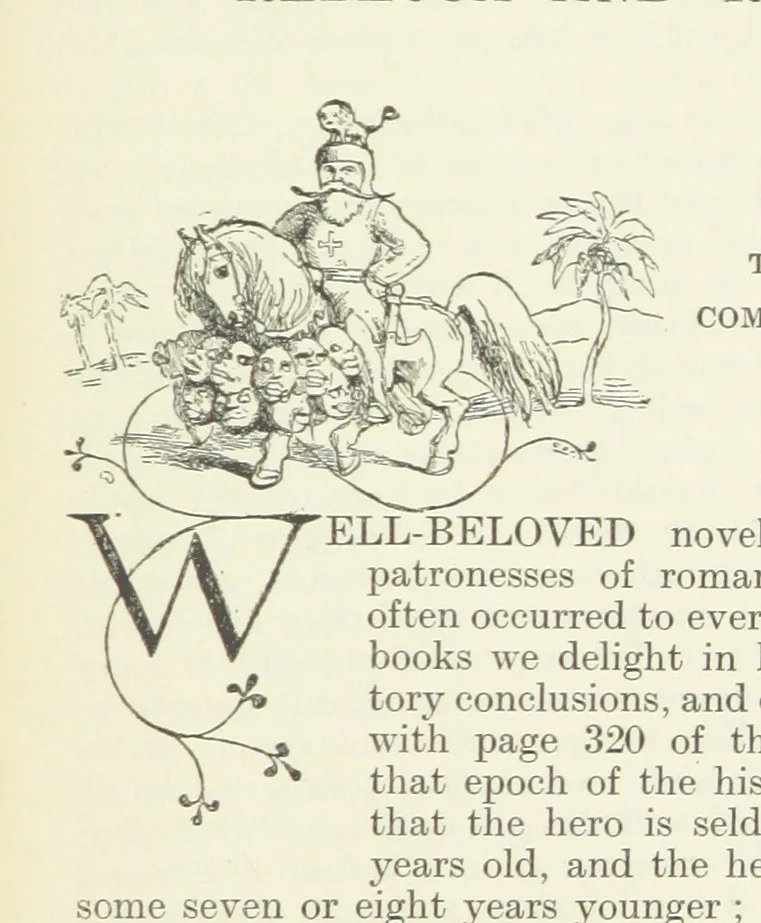 An illustration from The Oxford Thackeray. With illustrations. [Edited with introductions by George Saintsbury, leaf 529