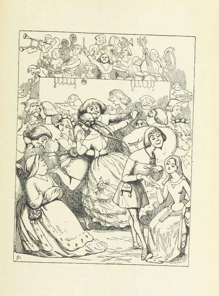 An illustration from The Oxford Thackeray. With illustrations. [Edited with introductions by George Saintsbury, leaf 545