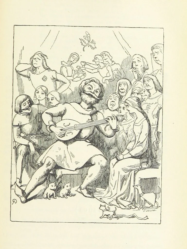 An illustration from The Oxford Thackeray. With illustrations. [Edited with introductions by George Saintsbury, leaf 549