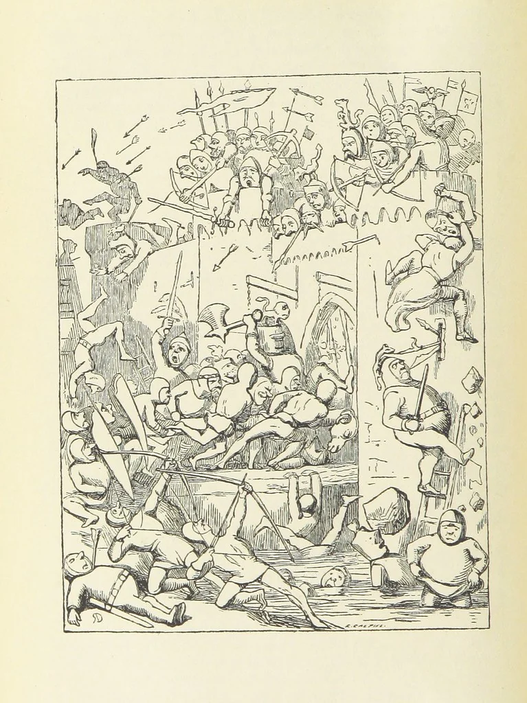 An illustration from The Oxford Thackeray. With illustrations. [Edited with introductions by George Saintsbury, leaf 556