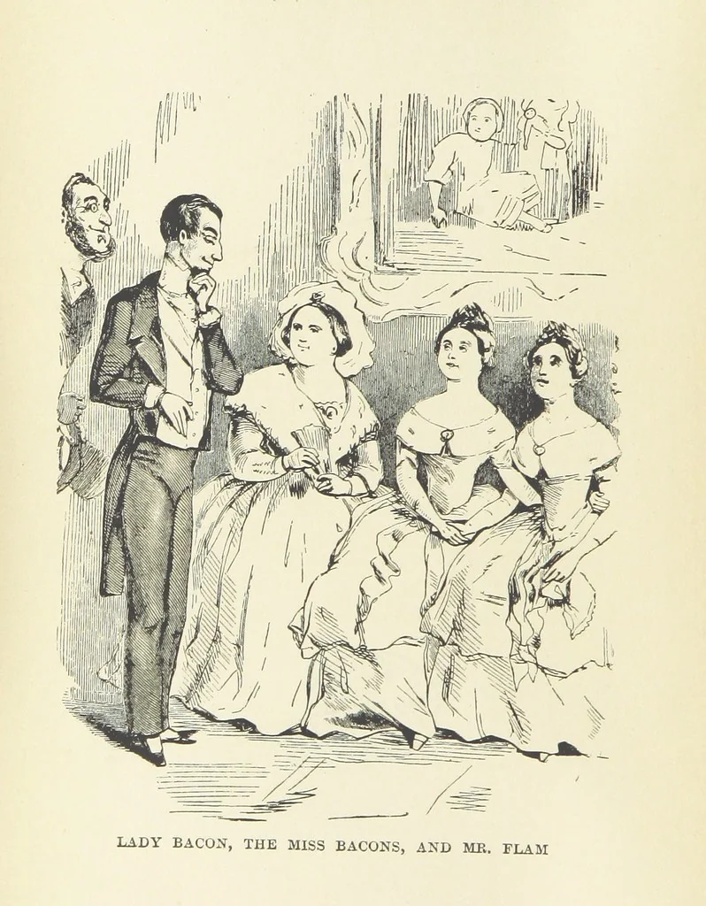 An illustration from The Oxford Thackeray. With illustrations. [Edited with introductions by George Saintsbury, leaf 56