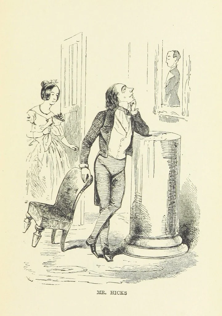 An illustration from The Oxford Thackeray. With illustrations. [Edited with introductions by George Saintsbury, leaf 65