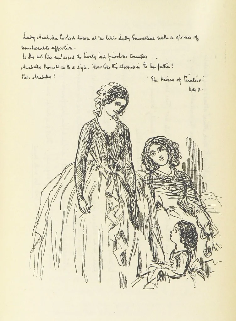 An illustration from The Oxford Thackeray. With illustrations. [Edited with introductions by George Saintsbury, leaf 684