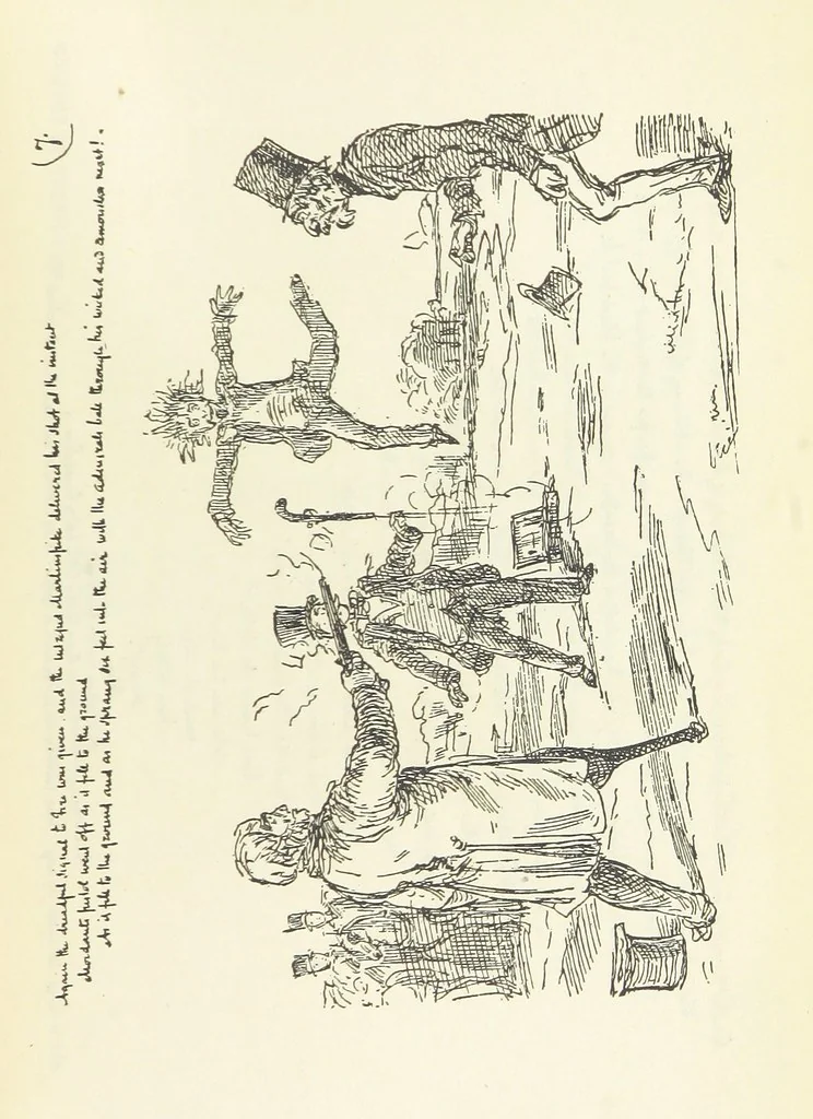 An illustration from The Oxford Thackeray. With illustrations. [Edited with introductions by George Saintsbury, leaf 695
