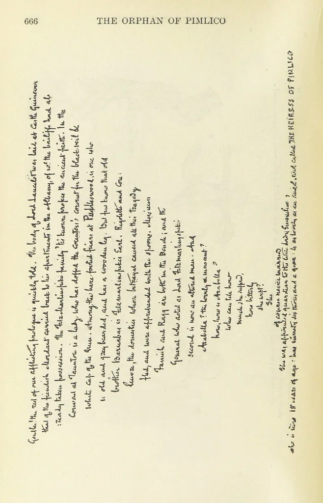 An illustration from The Oxford Thackeray. With illustrations. [Edited with introductions by George Saintsbury, leaf 696