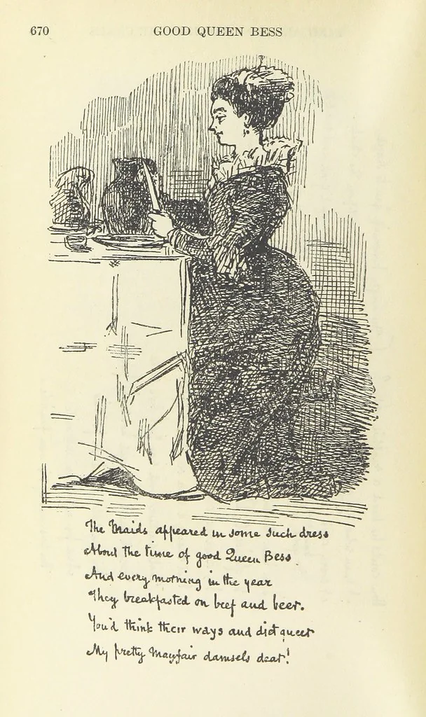 An illustration from The Oxford Thackeray. With illustrations. [Edited with introductions by George Saintsbury, leaf 700