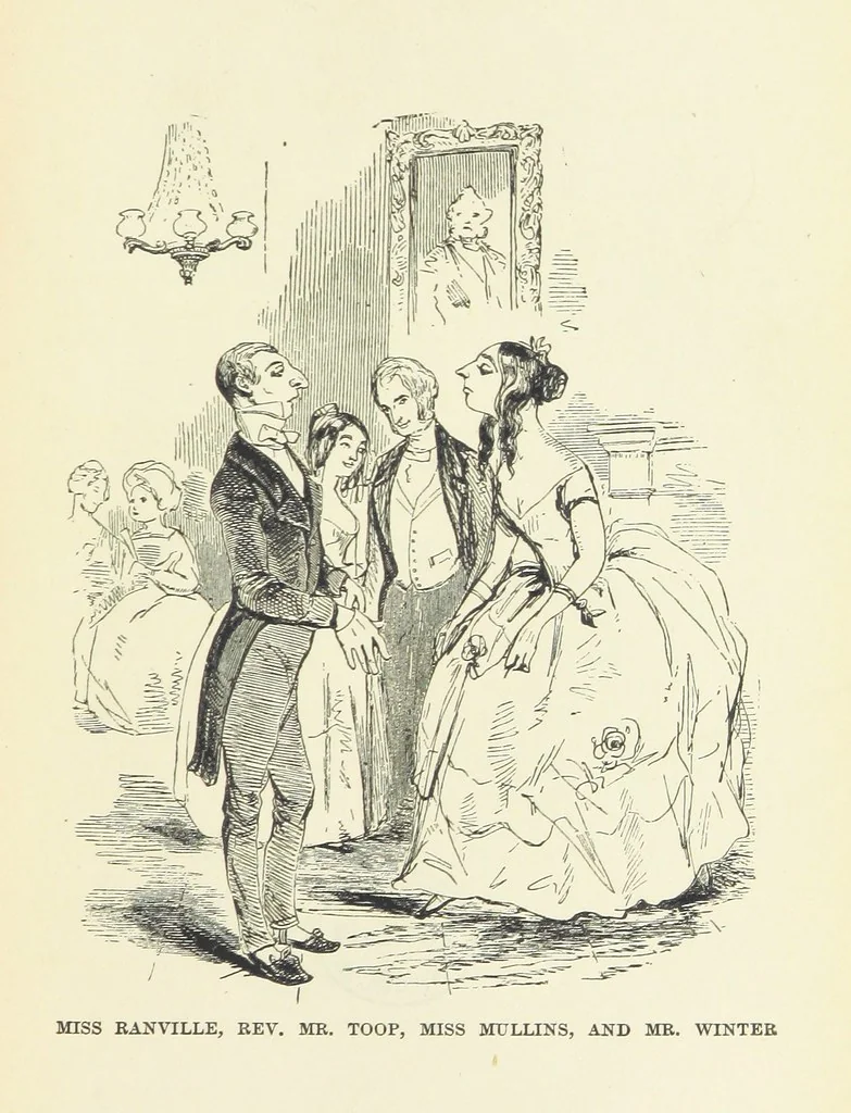 An illustration from The Oxford Thackeray. With illustrations. [Edited with introductions by George Saintsbury, leaf 71