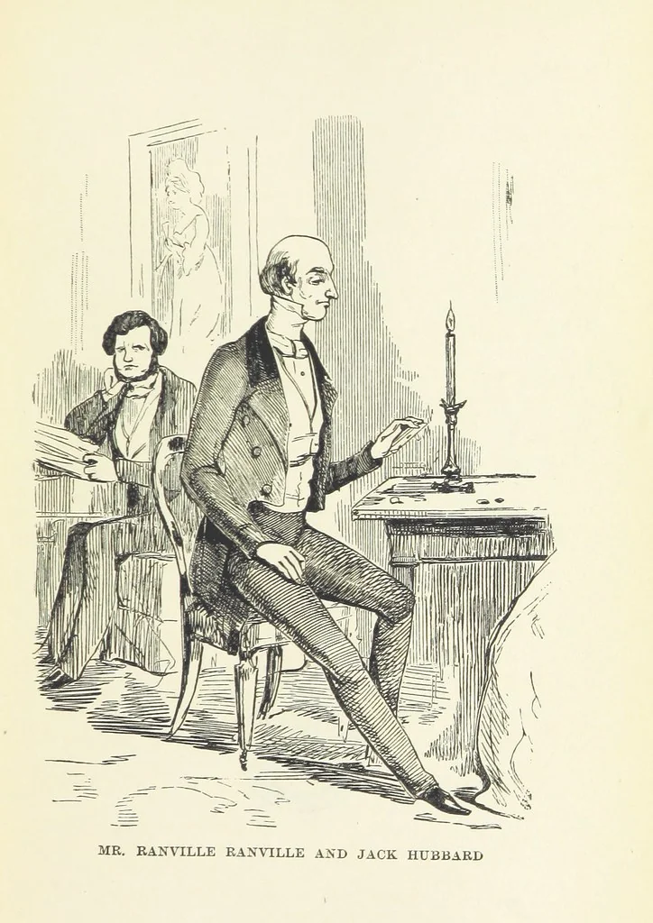 An illustration from The Oxford Thackeray. With illustrations. [Edited with introductions by George Saintsbury, leaf 77