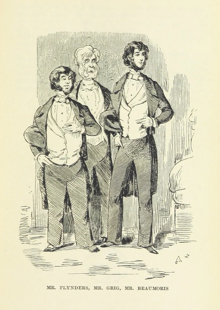 An illustration from The Oxford Thackeray. With illustrations. [Edited with introductions by George Saintsbury, leaf 83