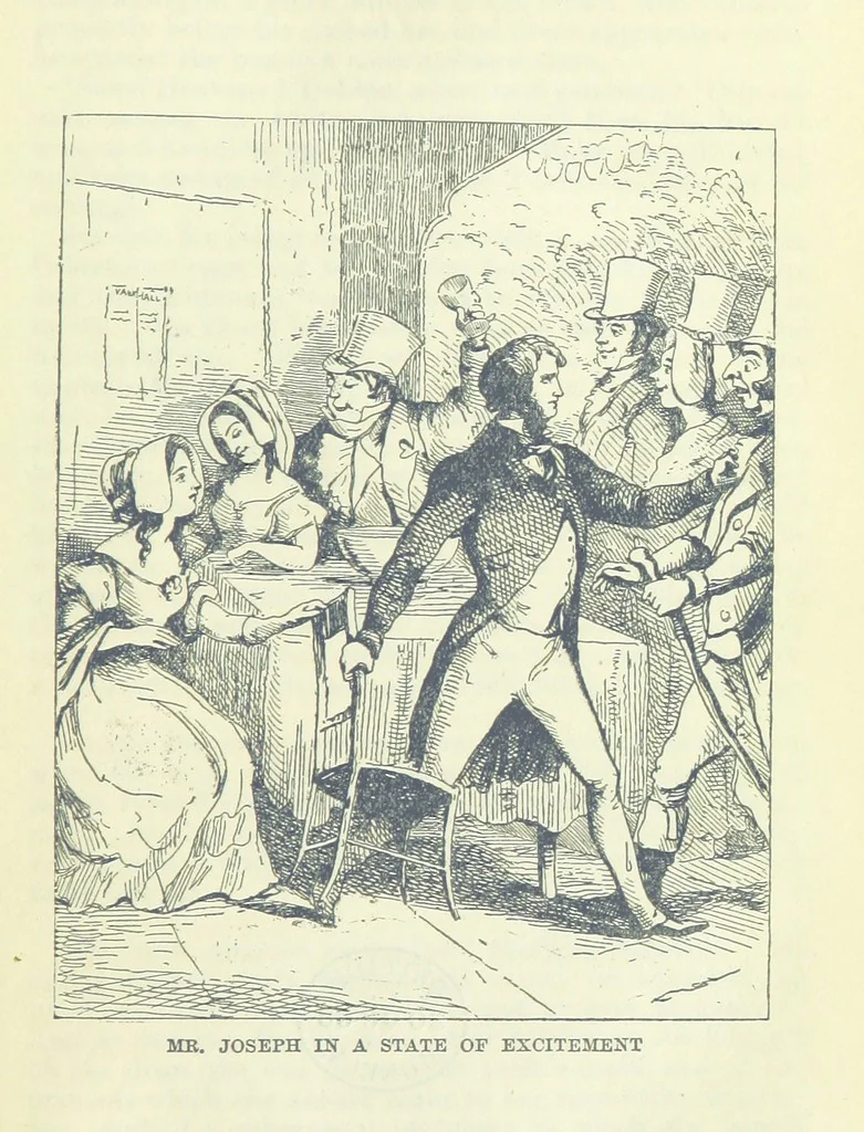 An illustration from The Oxford Thackeray. With illustrations. [Edited with introductions by George Saintsbury, leaf 101