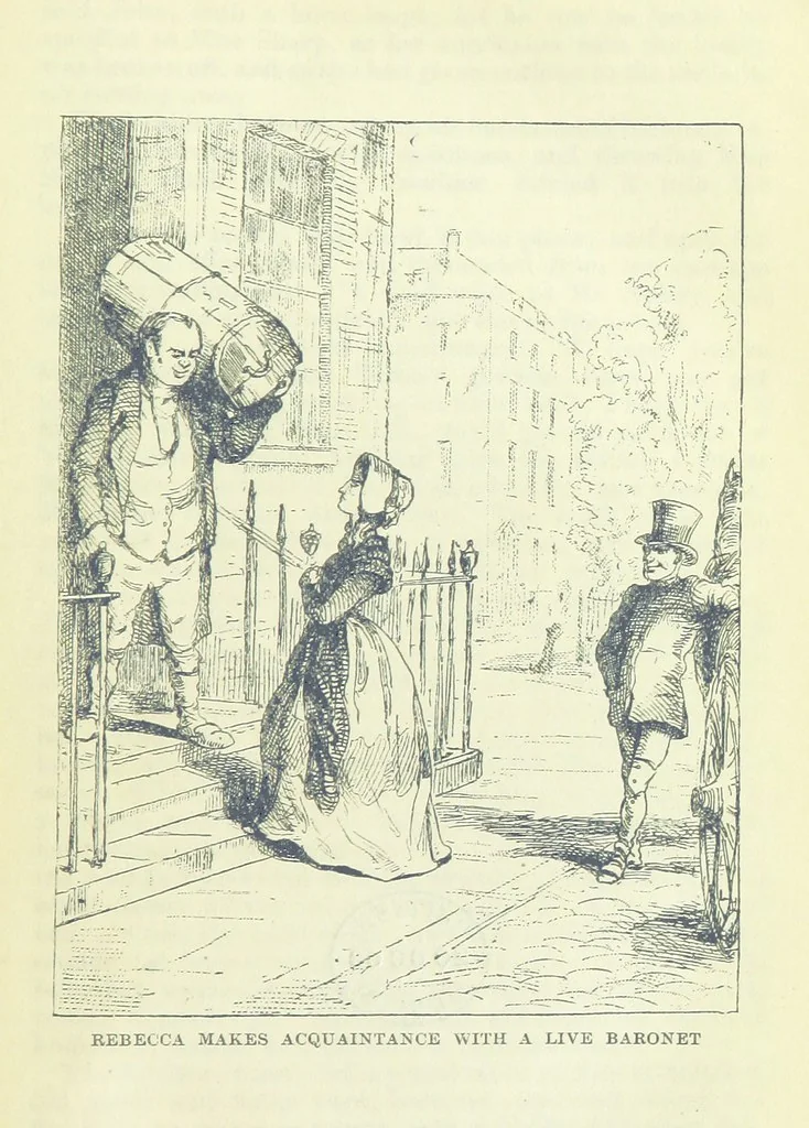 An illustration from The Oxford Thackeray. With illustrations. [Edited with introductions by George Saintsbury, leaf 113