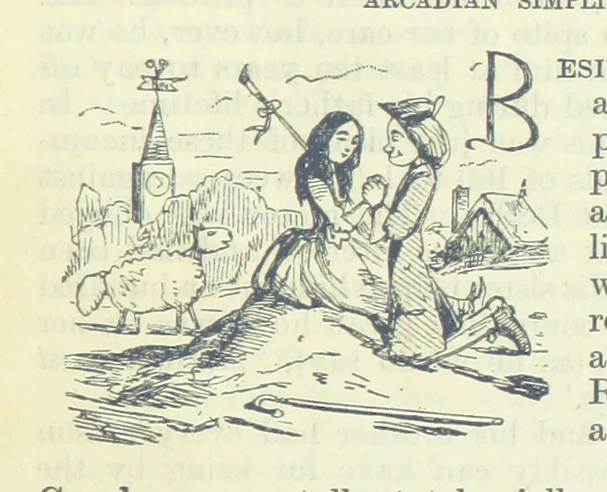 An illustration from The Oxford Thackeray. With illustrations. [Edited with introductions by George Saintsbury, leaf 147