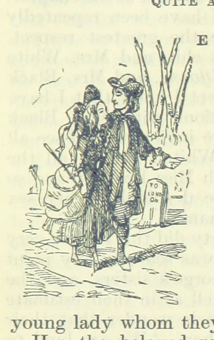 An illustration from The Oxford Thackeray. With illustrations. [Edited with introductions by George Saintsbury, leaf 165