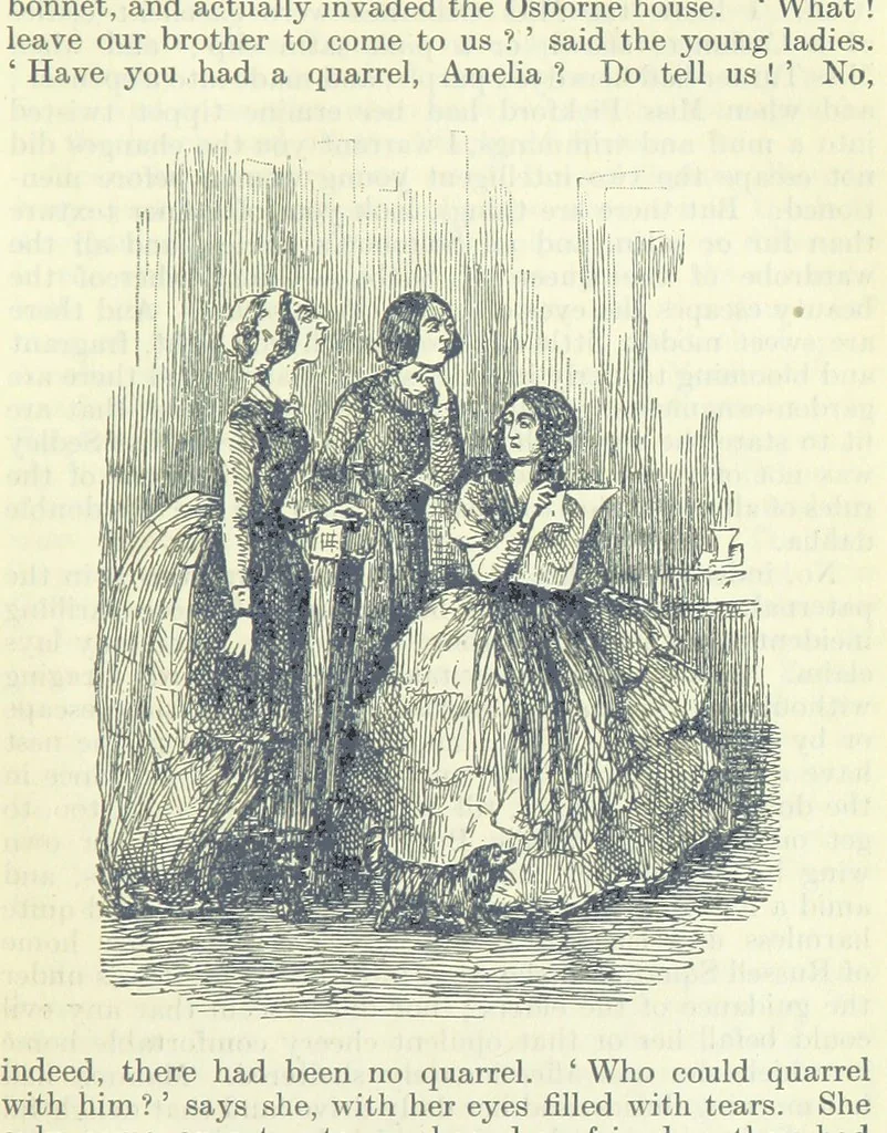 An illustration from The Oxford Thackeray. With illustrations. [Edited with introductions by George Saintsbury, leaf 169