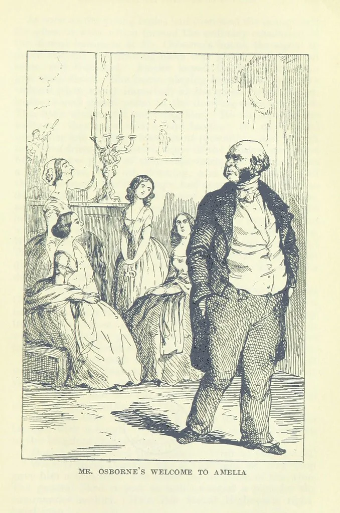 An illustration from The Oxford Thackeray. With illustrations. [Edited with introductions by George Saintsbury, leaf 185