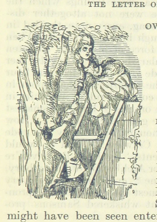 An illustration from The Oxford Thackeray. With illustrations. [Edited with introductions by George Saintsbury, leaf 223