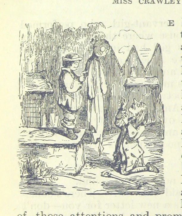An illustration from The Oxford Thackeray. With illustrations. [Edited with introductions by George Saintsbury, leaf 258